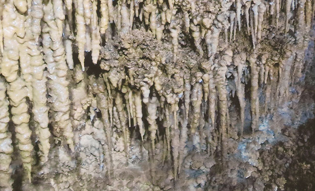 formaciones dentro de la cueva