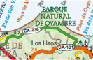 Mapa de carreteras de Cantabria